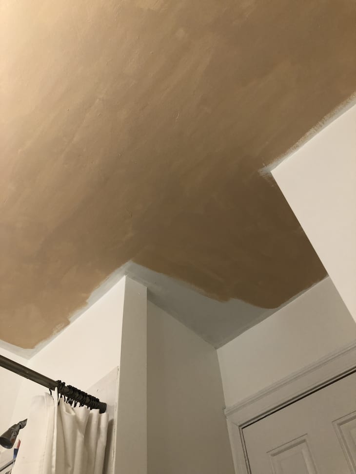 The Best Room to Try a DIY Painted Ceiling in is Your Bathroom, and